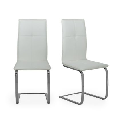 An Image of Juno Set of 2 Dining Chairs Black