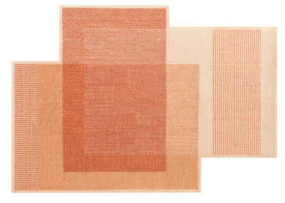 An Image of Gandia Blasco Canevas Geo Rug Coral 170 x 240cm