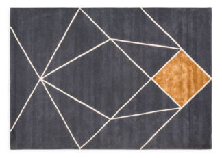 An Image of Linie Design Zoe Rug Blue