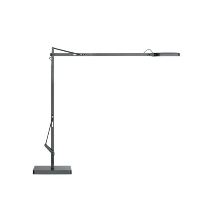 An Image of Flos Kelvin Led Task Lamp Anthracite