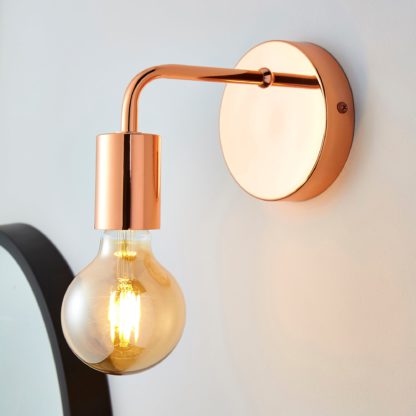 An Image of Adonis Copper Wall Light Copper