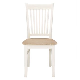 An Image of Juliette Pair of White Dining Chairs White