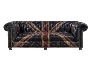 An Image of Timothy Oulton Westminster Button 3 Seater Sofa