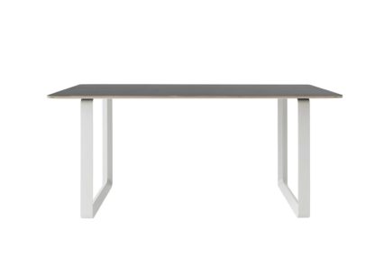 An Image of Muuto 70/70 Table Small White and Black