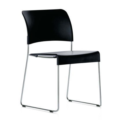 An Image of Vitra Sim Chair Jasper Morrison 40 Chocolate