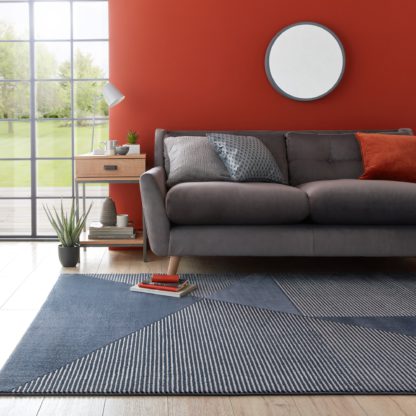 An Image of Modern Texture Rug Modern Textured Grey