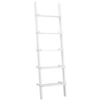 An Image of Large Ladder Shelving Unit White