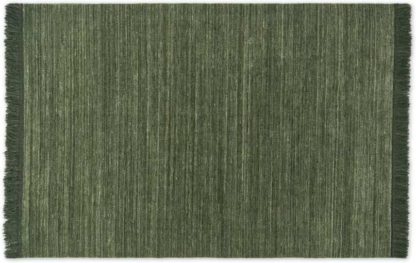 79d3597bb5a629fa2129d618d9ceaba7c372c8a804b43250f469428198a2dc61.jpg An Image of Celsi Wool Pile Rug, Large 160 x 230cm, Dark Green