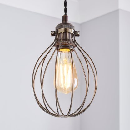 79ddda527f88bfb1b84f7ef6aef149b23a1215f13616a4988b118fa4d10e3f69-1.jpg An Image of Charlie Industrial Bulb Cage Pewter