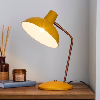 An Image of Leiden Ochre Desk Lamp Ochre