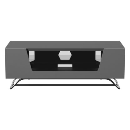 An Image of Chromium TV Unit Black