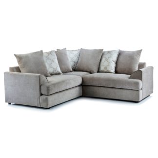 An Image of Washington Fabric Corner Sofa Grey