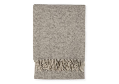 An Image of Heal's Pure Wool Throw Undyed