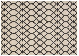 An Image of Gandia Blasco Rodas Kilim Rug 150 X 200CM Black