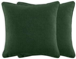 An Image of Marzia Set of 2 Cushions, 44 x 44cm, Leaf Green