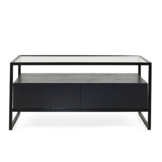An Image of Dillon Black Coffee Table Black
