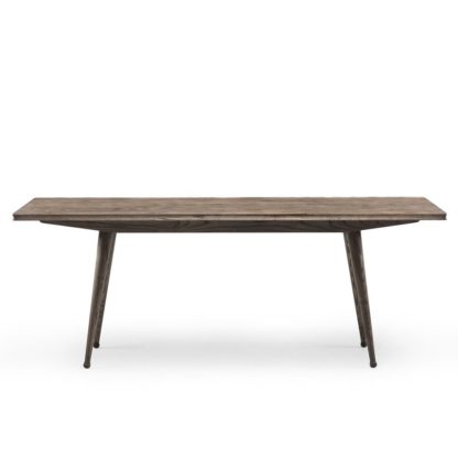 An Image of De La Espada Tavli Table Black oiled Ash and Walnut