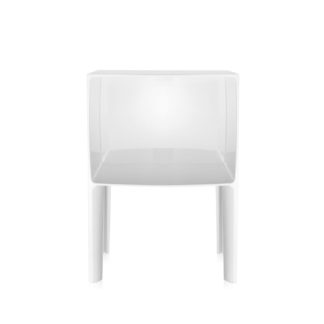 An Image of Kartell Ghost Buster Small Side Table In Flat White E5