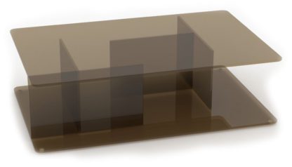 An Image of Case Lucent Coffee Table Bronze Glass