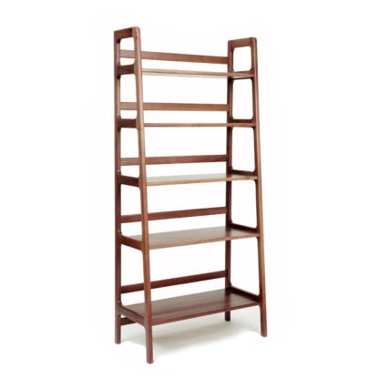 An Image of Scp Agnes High Shelving Unit Walnut