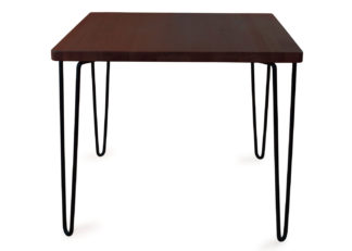 An Image of Heal's Brunel Dining Table Square Dark Wood