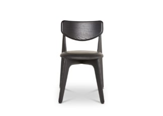An Image of Tom Dixon Slab Dining Chair Black