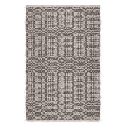 An Image of Grey Diamond Geometric Weave Rug Grey