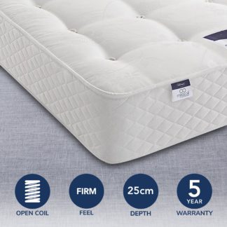 An Image of Silentnight Miracoil Orthopaedic Mattress White
