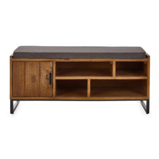 An Image of Jackson Storage Bench Brown