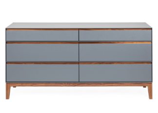 An Image of Heal's Lars 6 Drawer Chest Wide