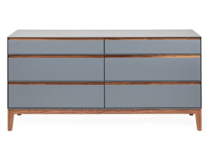 An Image of Heal's Lars 6 Drawer Chest Wide