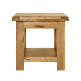 An Image of Aylesbury Oak Lamp Table Light Brown / Natural