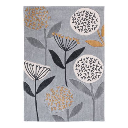 An Image of Elements Grey Emmott Rug Emmott Grey