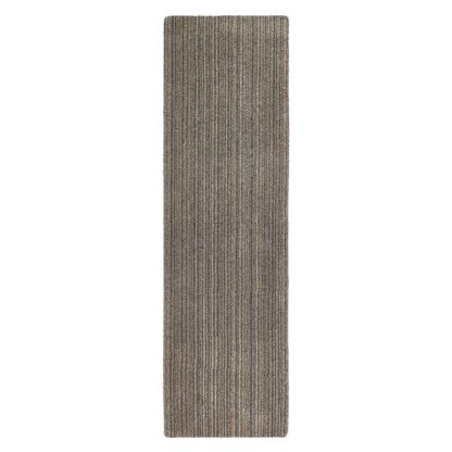 85874c60800b373b9ab9facfdea17a7d20f709e3334e4501e7aeb8eaed2718e6-1.jpg An Image of Marvel Stripe Washable Runner Grey and Yellow