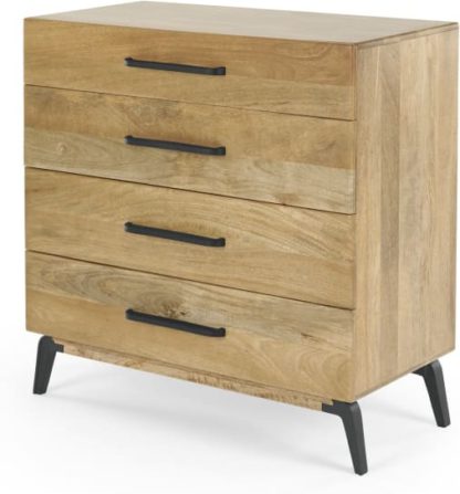 An Image of Lucien Chest of Drawers, Light Mango Wood