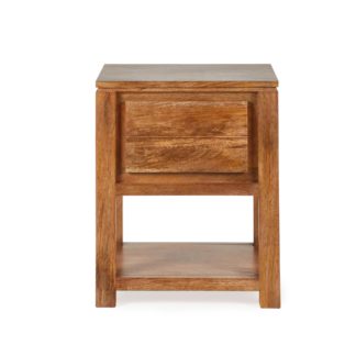 An Image of Harlam Side Table Brown and Grey