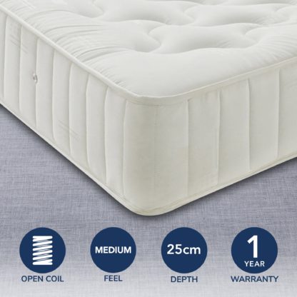 8807c80a50f08b0dd902bfd5fabc4cdbf49ecdff0b93b68f4c92ce7ac6441108-1.jpg An Image of Pine Rest Quilted Mattress White
