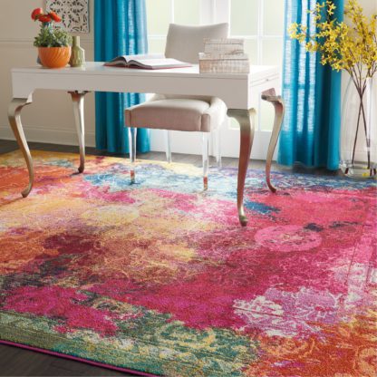 An Image of Multi Coloured Celestial Seaglass Rug Multi-Coloured