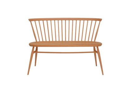 An Image of Ercol Originals Loveseat in Clear Matt Ash