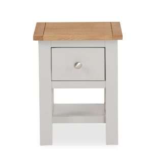An Image of Bromley Grey Lamp Table Grey