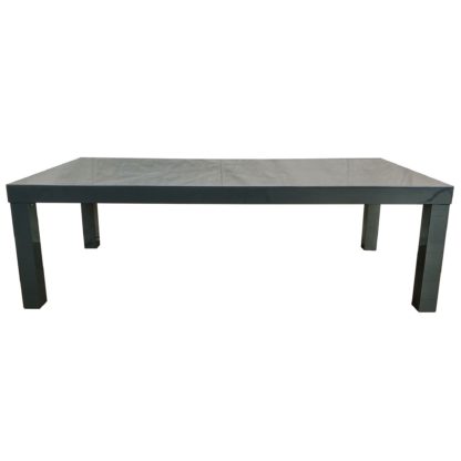 An Image of Puro High Gloss Wooden Charcoal Coffee Table Grey