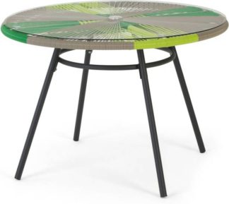 An Image of Copa Garden Dining Table, Citrus Green