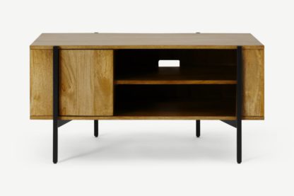 An Image of Morland Compact TV Unit, Light Mango Wood