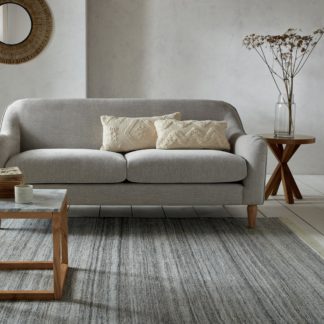 An Image of Masma Flatweave Rug Silver