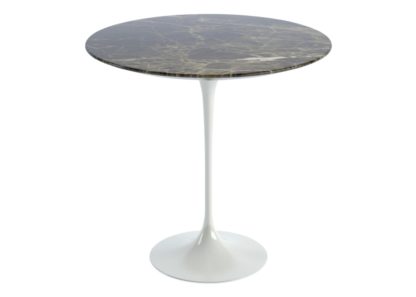 An Image of Knoll Saarinen Side Table White Laminate