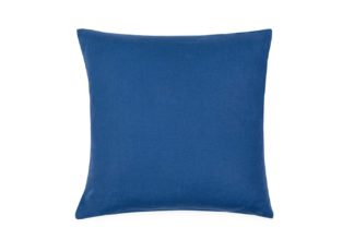 An Image of Heal's Linen Cushion Blue 43 x 43cm
