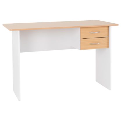 An Image of Jenny Desk Brown and White
