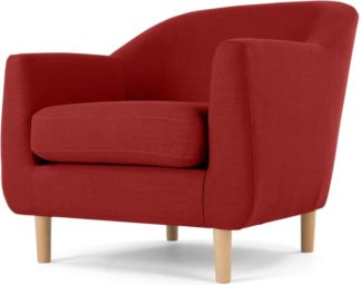 An Image of Tubby Armchair, Postbox Red