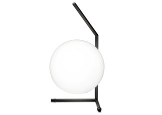 An Image of Flos IC T1 Low Table Lamp Matte Black