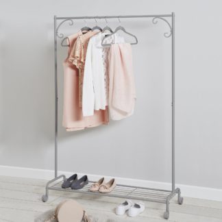 An Image of Grey Clothes Rail Grey